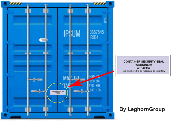 kontejnerova bezpecnostni samolepka spravna poloha
